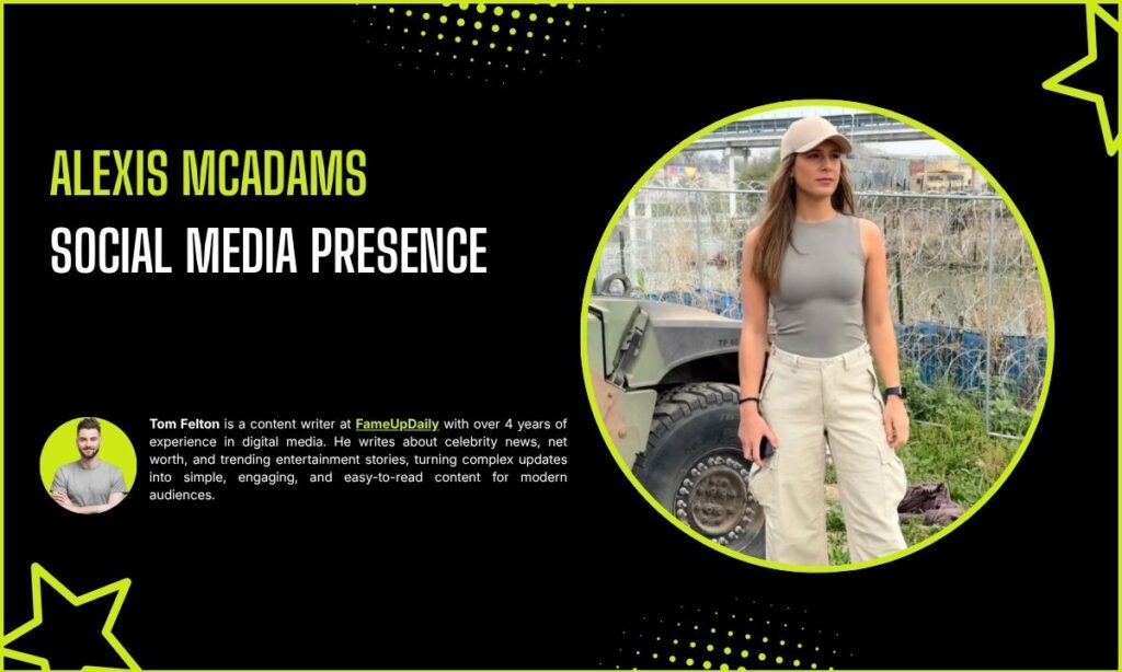 Alexis McAdams Social Media Presence
