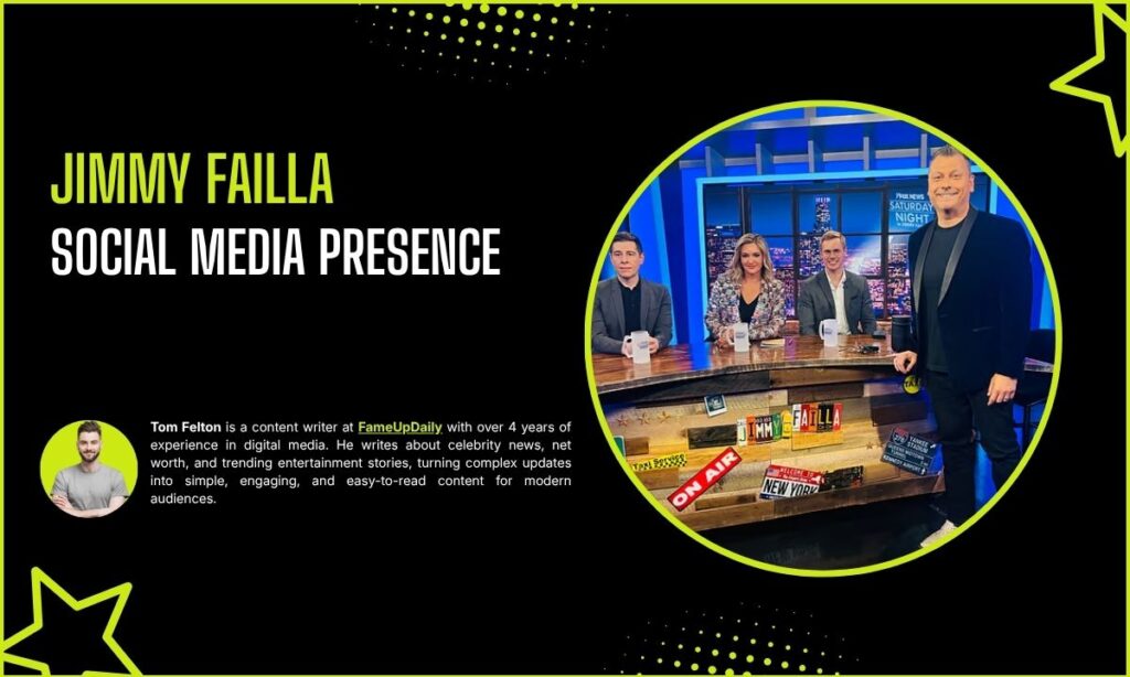 Jimmy Failla Social Media Presence