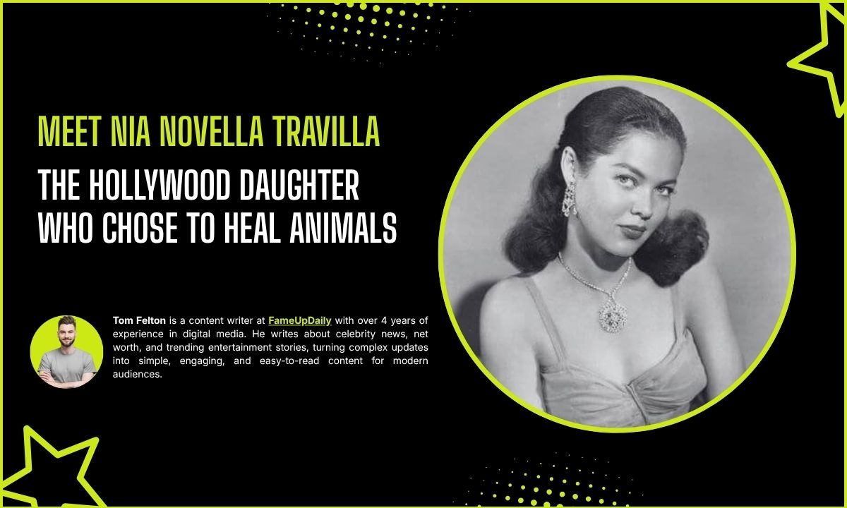 Meet Nia Novella Travilla: The Hollywood Daughter Who Chose to Heal Animals