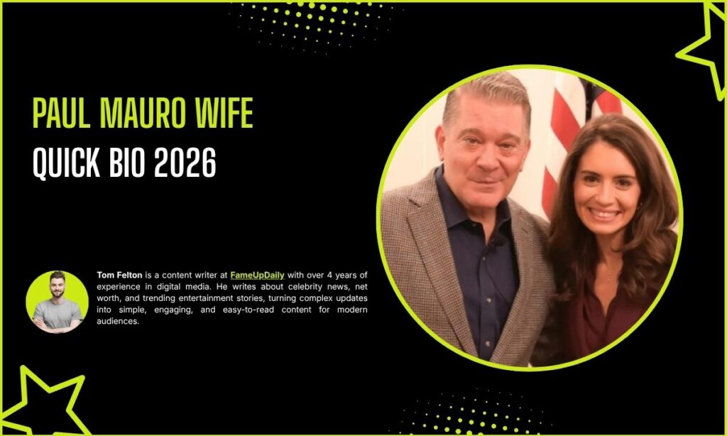 Paul Mauro Wife Quick Bio