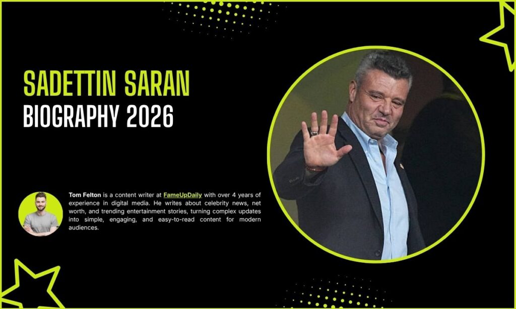 Sadettin Saran Biography