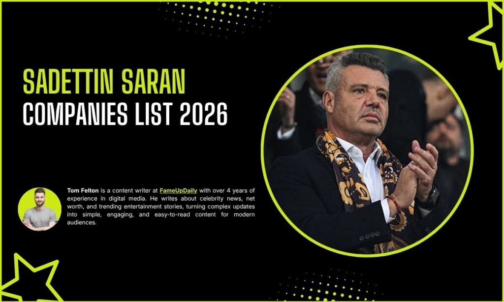 Sadettin Saran Companies List