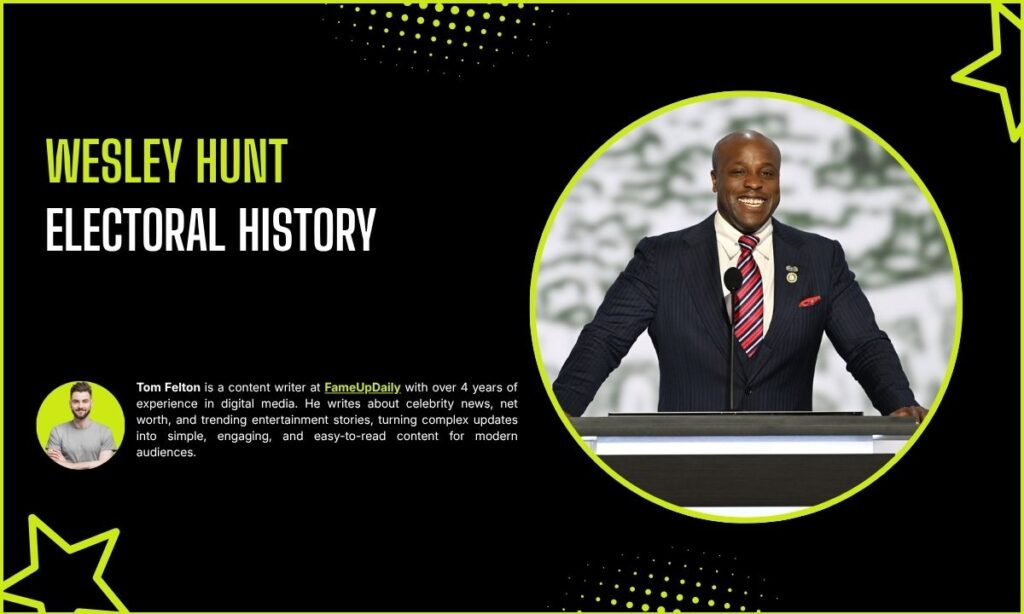 Wesley Hunt Electoral History
