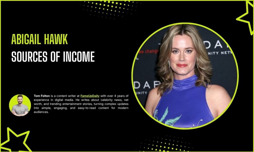 Abigail Hawk Sources of Income