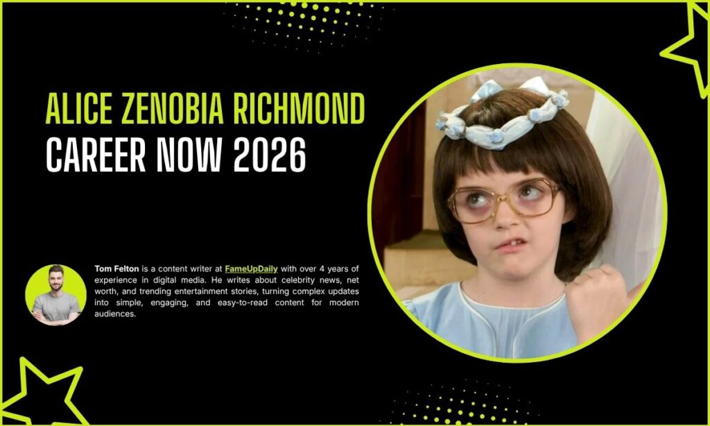 Alice Zenobia Richmond Career
