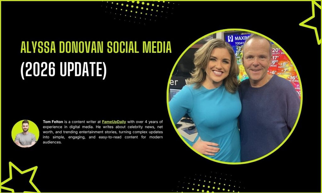 Alyssa Donovan Social Media Presence