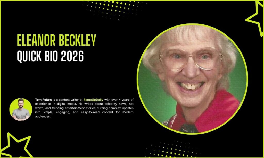 Eleanor Beckley Quick Bio