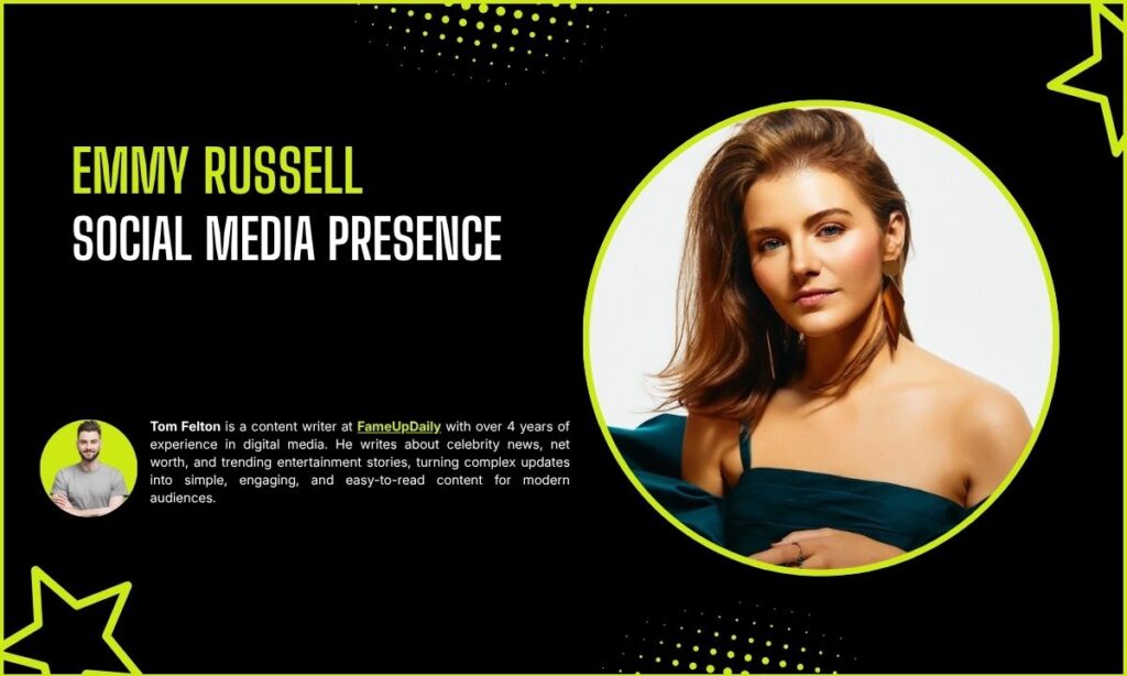 Emmy Russell Social Media Presence