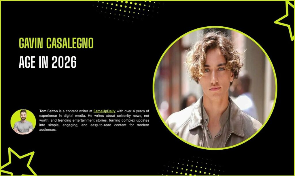 Gavin Casalegno Age