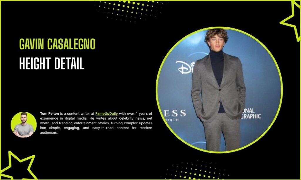 Gavin Casalegno Height