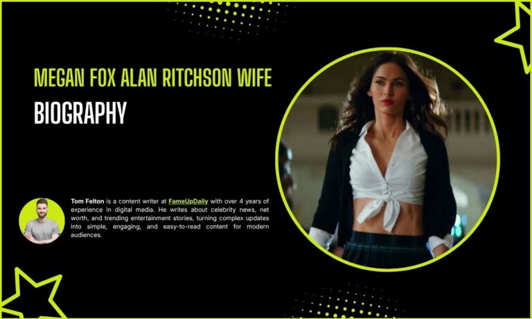 Megan Fox Alan Ritchson Wife And Biography