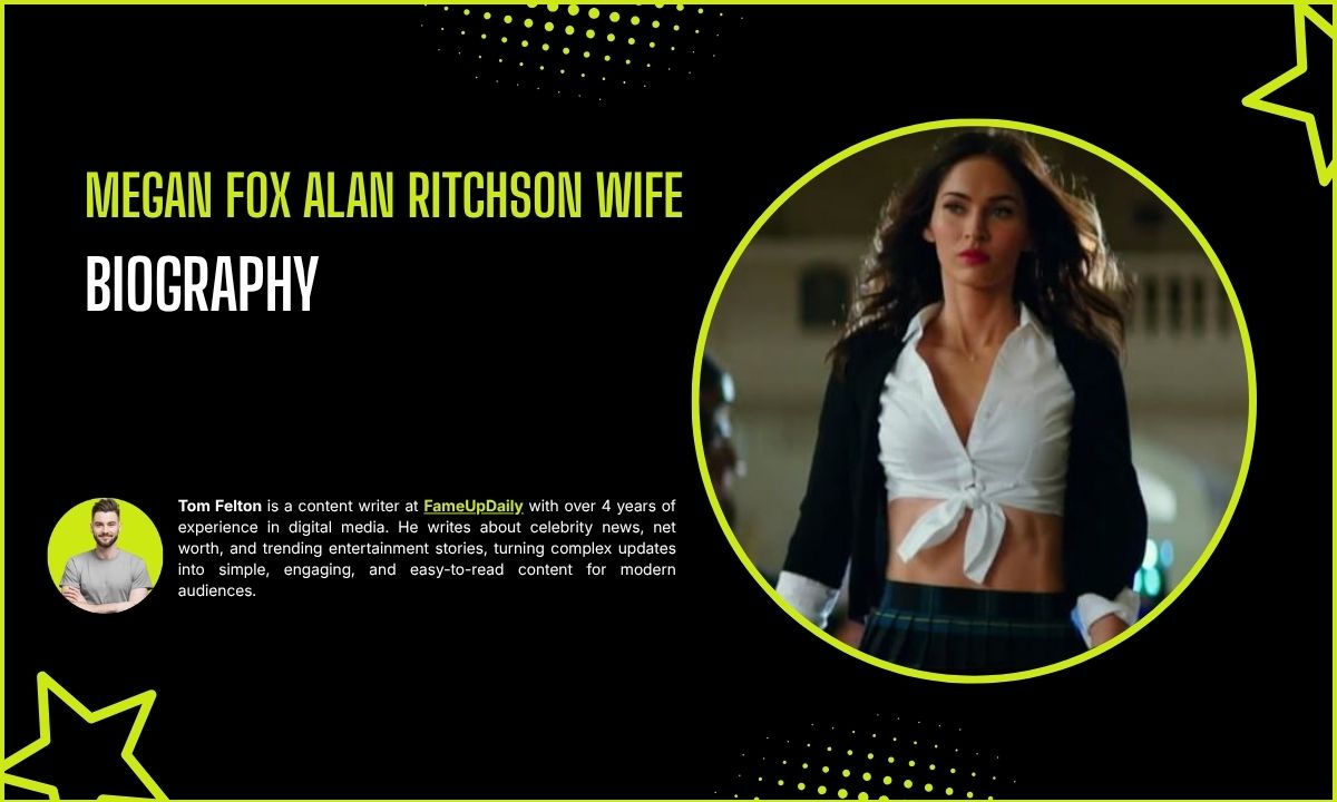 Megan Fox Alan Ritchson Wife And Biography