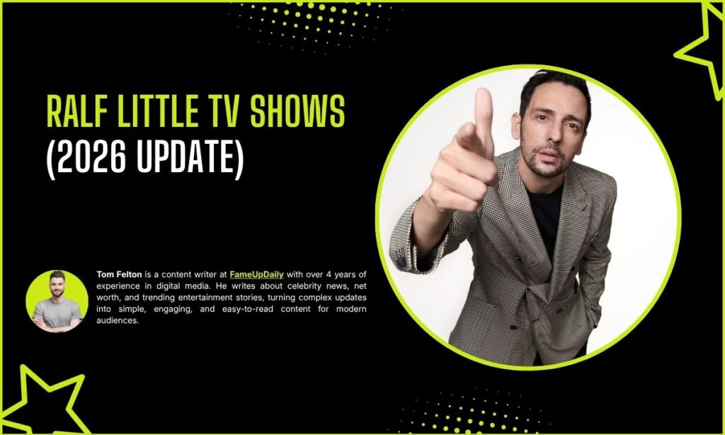 Ralf Little TV Shows