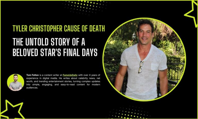 Tyler Christopher Cause of Death: The Untold Story of a Beloved Star's Final Days