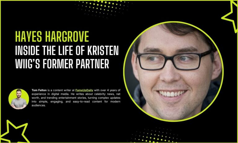 Who Is Hayes Hargrove? Inside The Life of Kristen Wiig's Former Partner