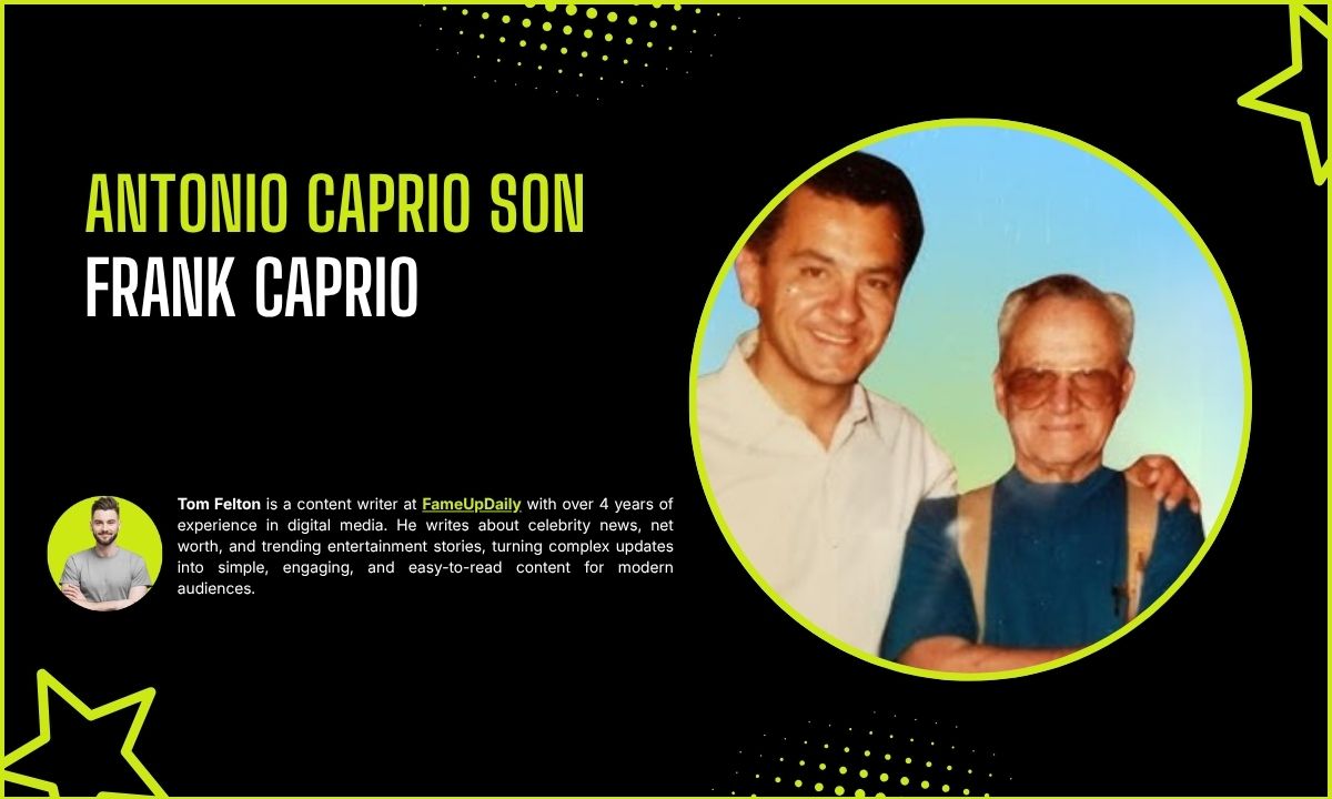 Antonio Caprio Frank Caprio Father