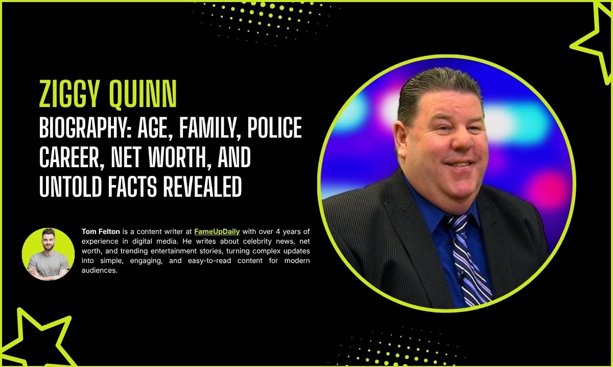 Ziggy Quinn Biography: Age, Family, Police Career, Net Worth, and Untold Facts Revealed