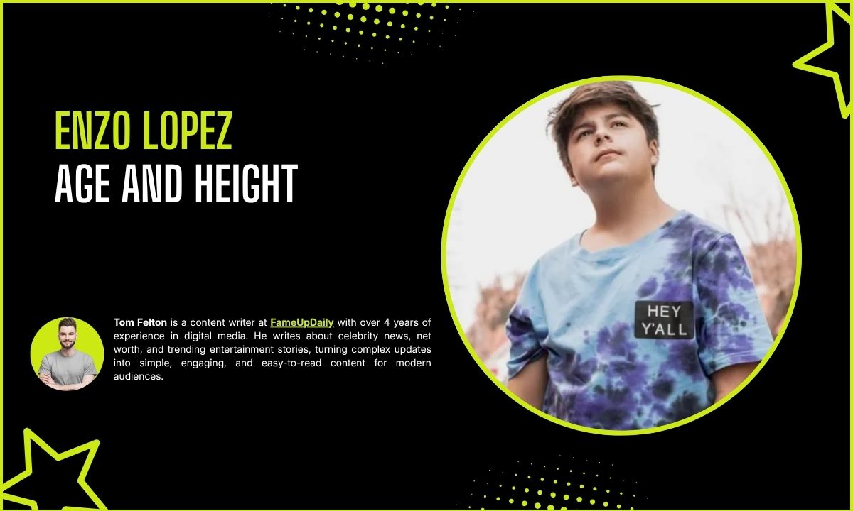 Enzo Lopez Age And Height