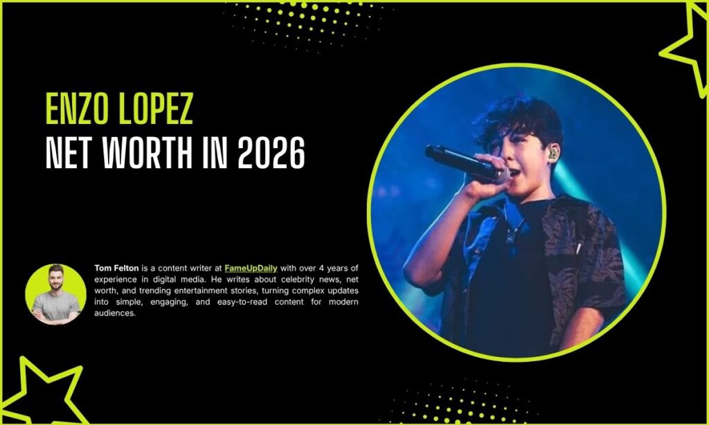 Enzo Lopez Net Worth