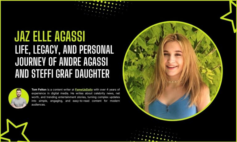 Jaz Elle Agassi: Life, Legacy, and Personal Journey of Andre Agassi and Steffi Graf Daughter