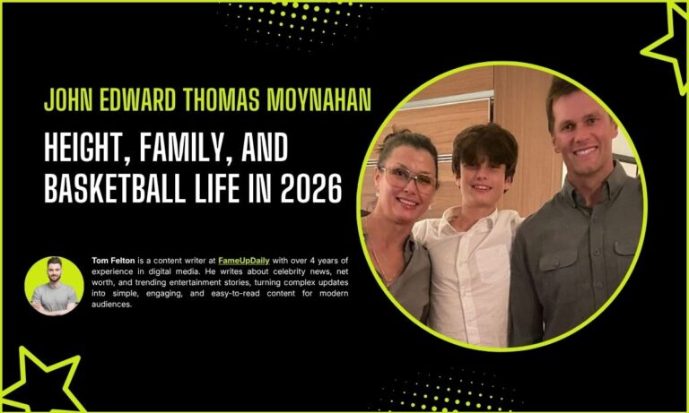 John Edward Thomas Moynahan: Height, Family, And Basketball Life in 2026