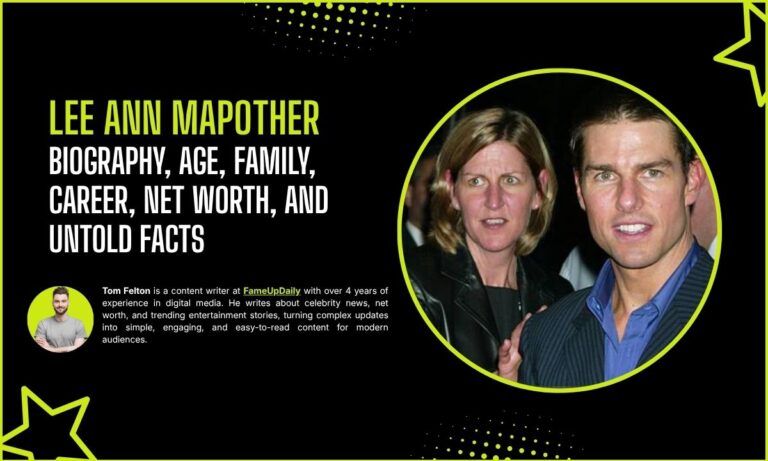 Lee Ann Mapother: Biography, Age, Family, Career, Net Worth, And Untold Facts