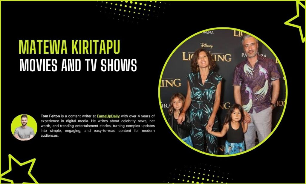 Matewa Kiritapu Movies and TV Shows: An Emerging Young Actress?