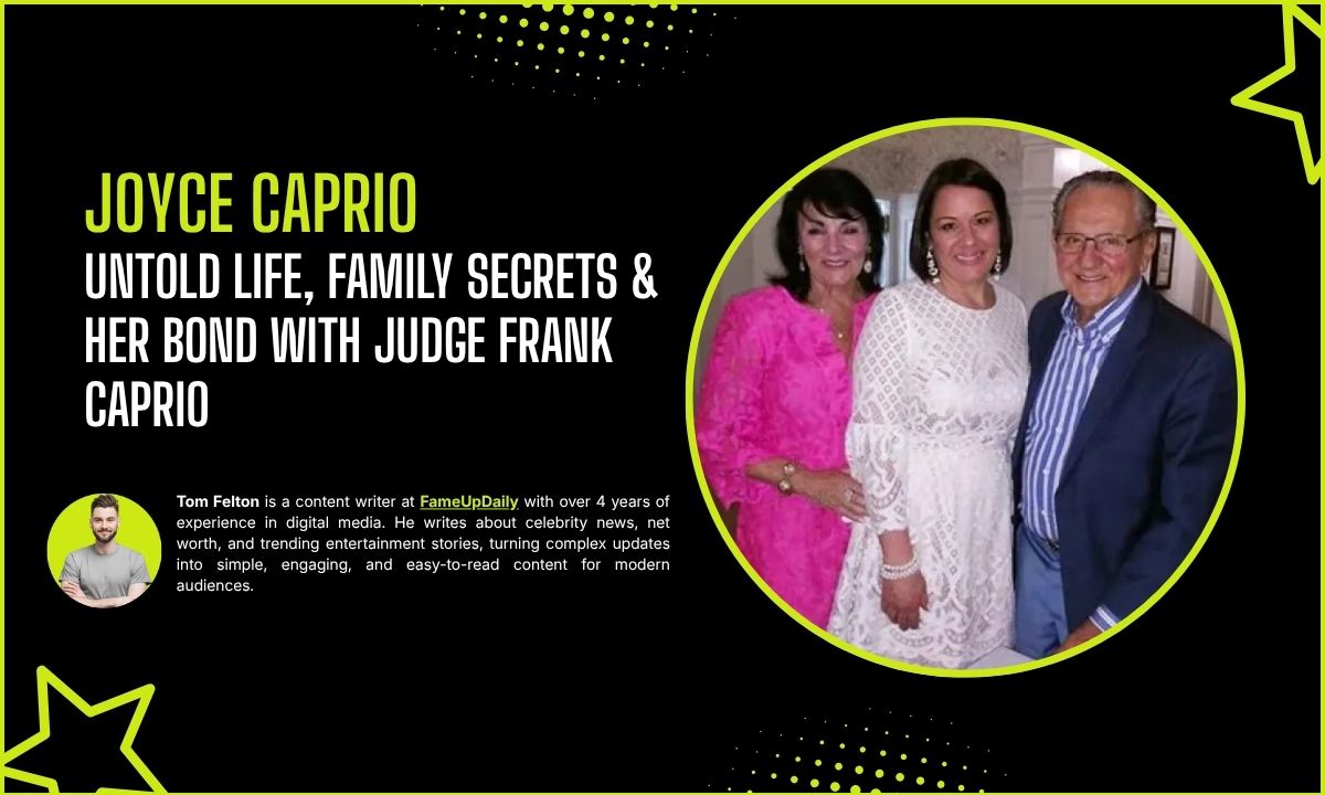 Joyce Caprio: Untold Life, Family Secrets & Her Bond With Judge Frank Caprio