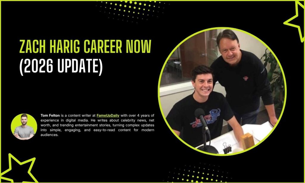 Zach Harig Career