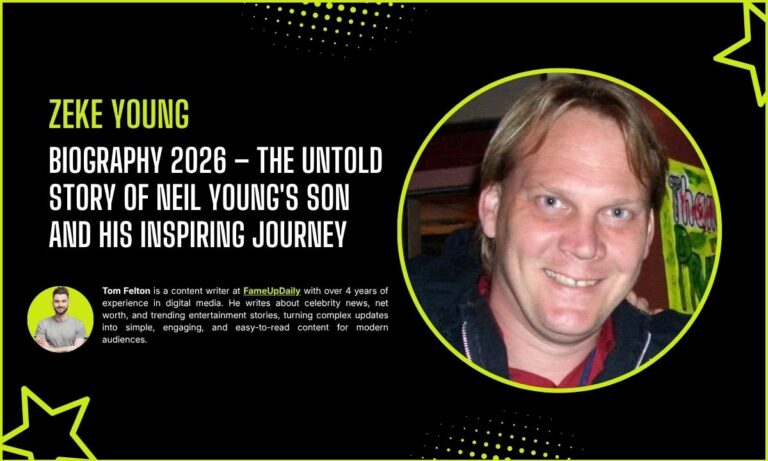 Zeke Young: Biography 2026 – The Untold Story of Neil Young's Son and His Inspiring Journey